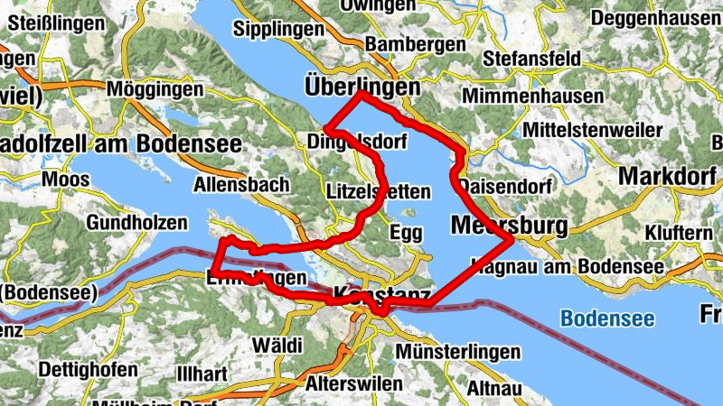 Schiff hoch drei - Kleine Radtour am Untersee