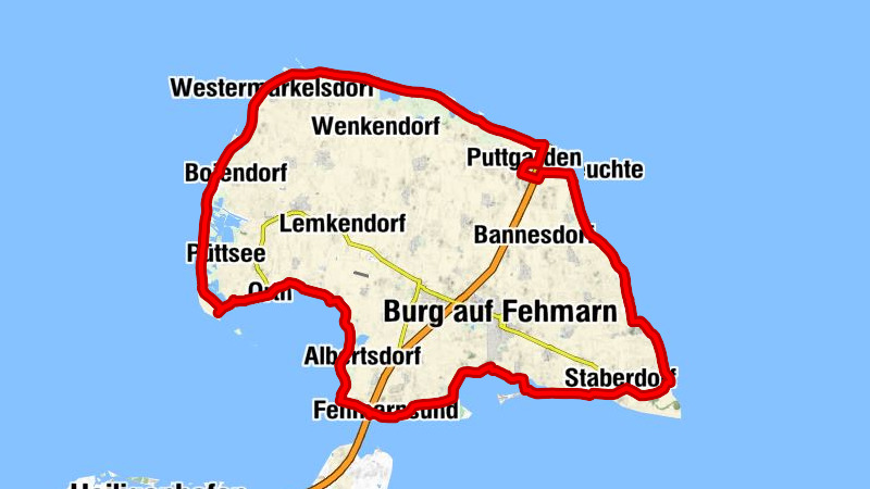 Inselumrundung – Radfahren auf der Insel Fehmarn