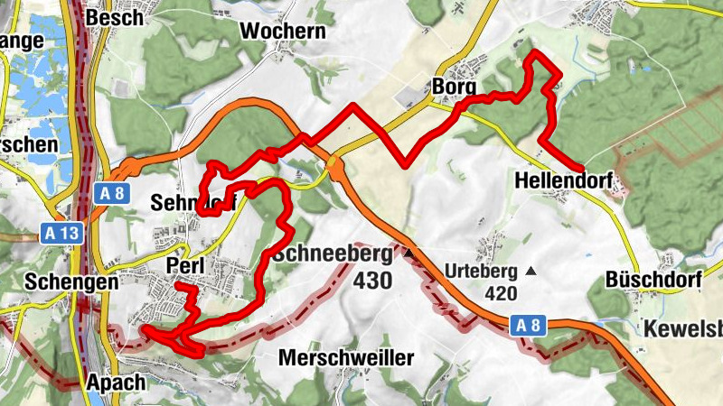 Fernwanderweg am 27. Juni 2023