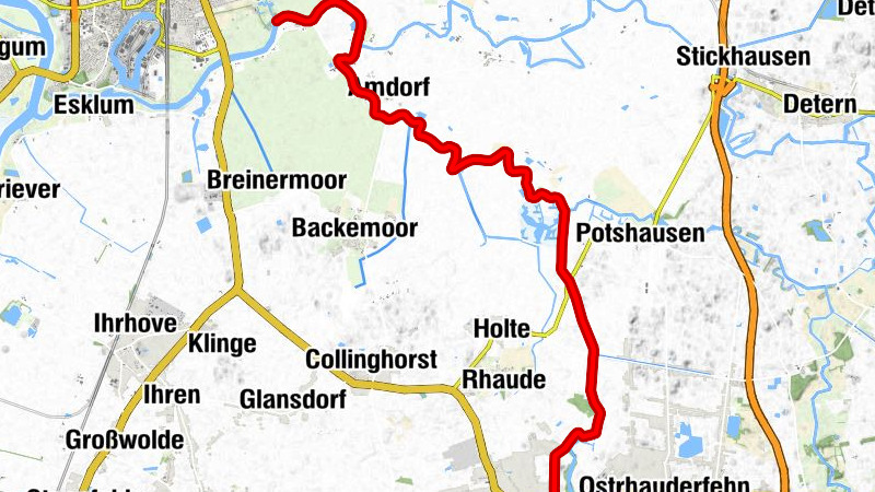Kanutour von Rhauderfehn nach Leer-Loga