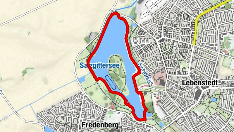 Salzgitter Wanderweg Nr. 32 (Einmal rund um den Salzgittersee)