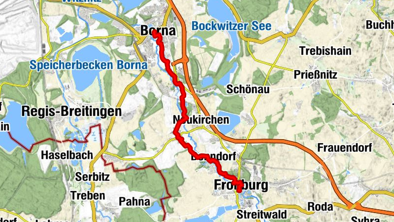 Via Porphyria - Etappe 3 (Borna - Frohburg)