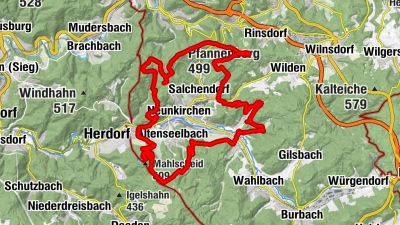 Ansichten - Aussichten - Rundwanderung um Neunkirchen