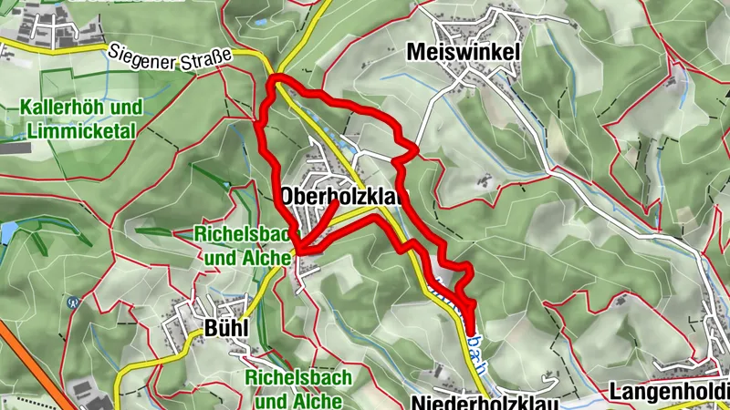 F13 - Rundwanderweg Oberholzklau