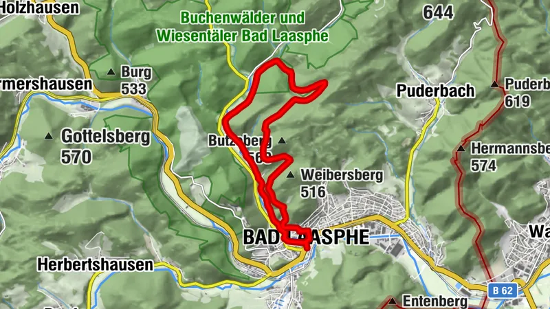 L4 - Ortswanderweg Bad Laasphe "Laasphetal und Butzeberg"