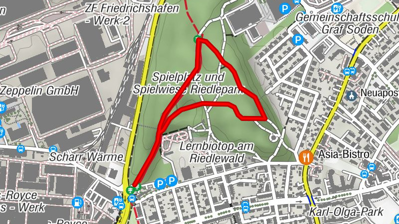 Bewegungsparcour Riedlewald