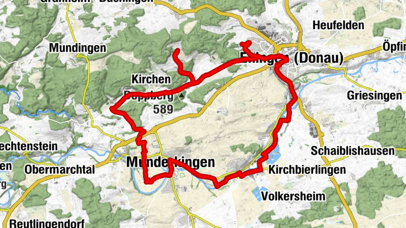 Durch das Urdonautal zu den Warmen Quellen