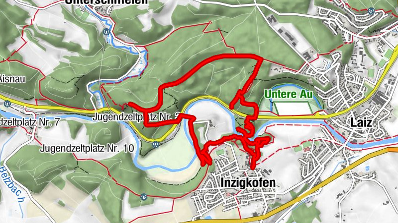 Wanderung Laiz  Kloster-Felsenweg 2022