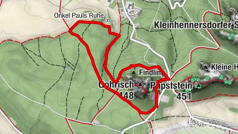 Rund um den Gohrisch auf dem Bodenlehrpfad Sächsische Schweiz