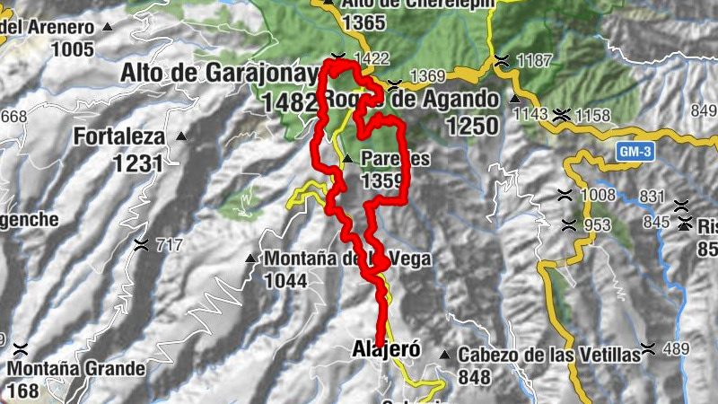 Alajero - Imada - Alto de Garajonay - Alajero