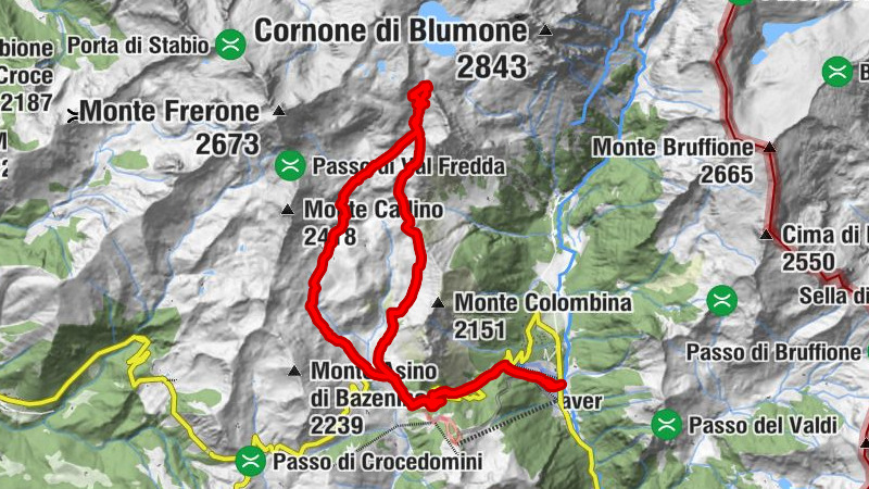 Lago della Vacca da Gaver