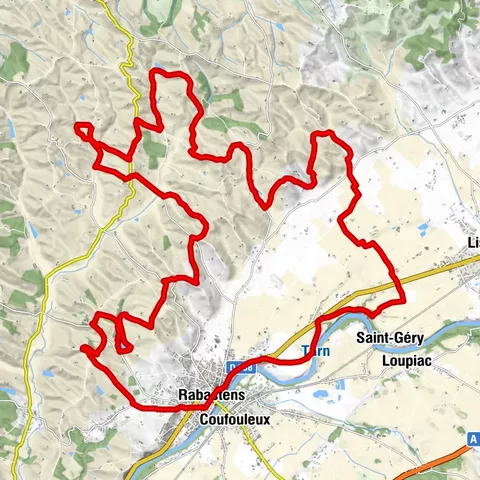 Circuit VTT 1 Rabastens par les chapelles