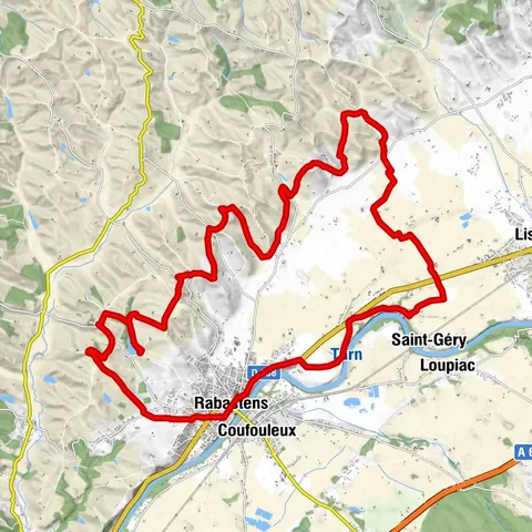 Circuit VTT 2 Rabastens à Saint-Martin