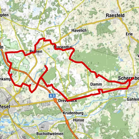 Perlenketten-Tour am Niederrhein