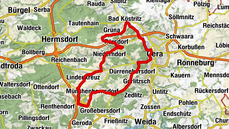 Rennrad-Runde Gera