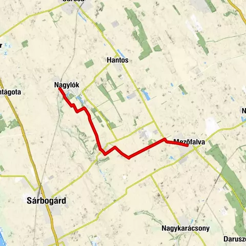 ST307 Nagylók - Mezőfalva
