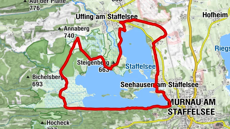 Wanderung - Staffelsee-Rundweg