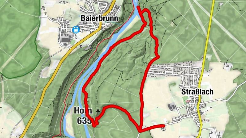 Isarhochufer bei Straßlach