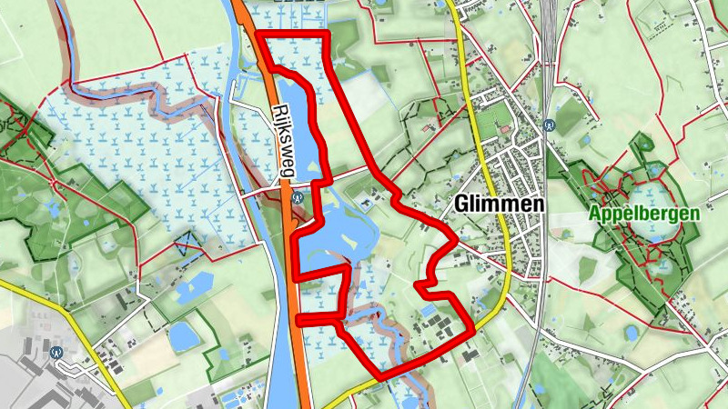7,4 km - Glimmen