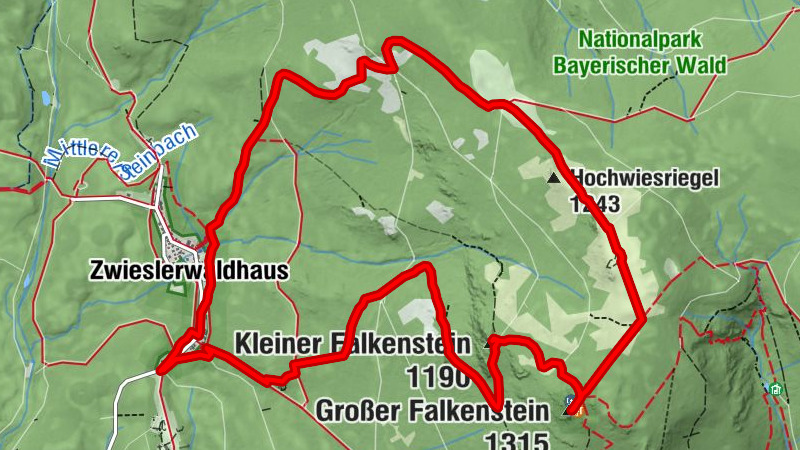Kleiner und Großer Falkenstein