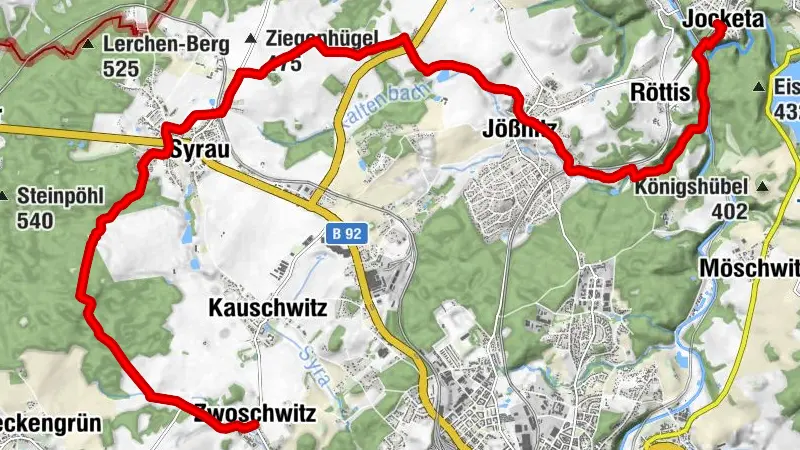 Vogtland Panorama Weg® - Etappe 2 (Verlängerung)