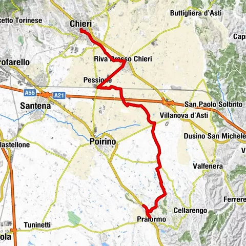 TOURIST_CYCLE_TORINO_SOUTH - Jour 4 - de Pralormo à Chieri
