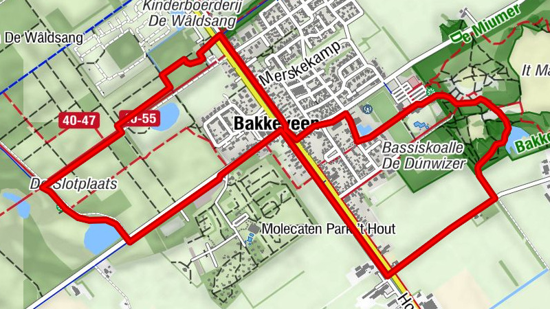 5,7 km - Bakkeveen