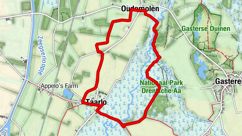 7 km - Taarlo