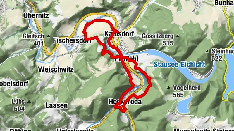Rundweg- K6 - "Kaulsdorf" - Thüringen