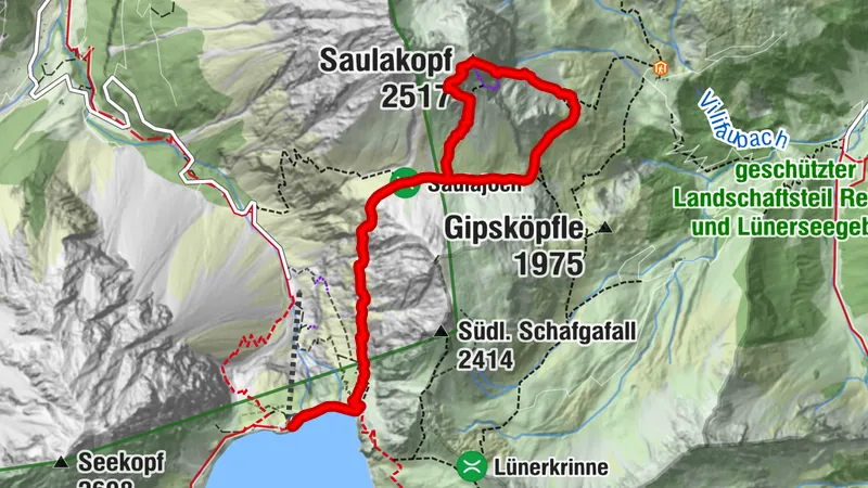 Via ferrata Saulakopf