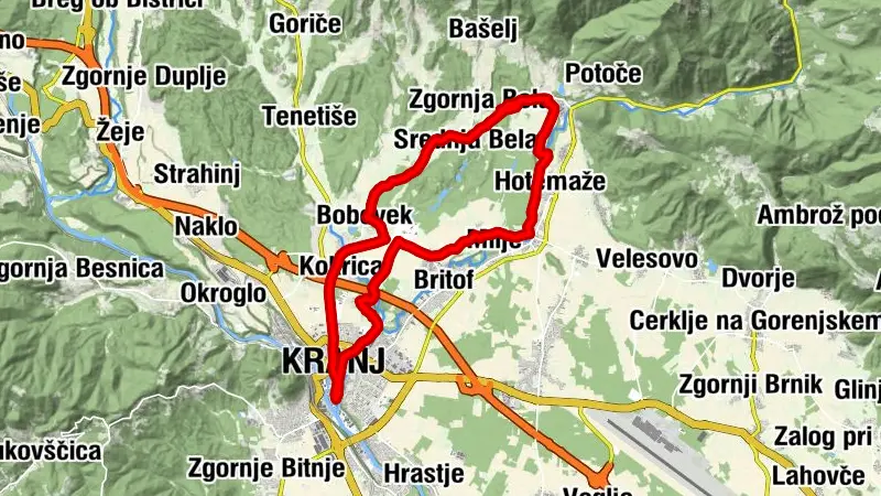 Cerkev Rožnovenske Matere Božje - Cerkev Svetega Kancijana - Sveti Egidij - Kranj