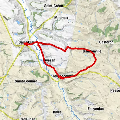 Les oeuvres en roue libre - entre Saint Clar et Tournecoupe
