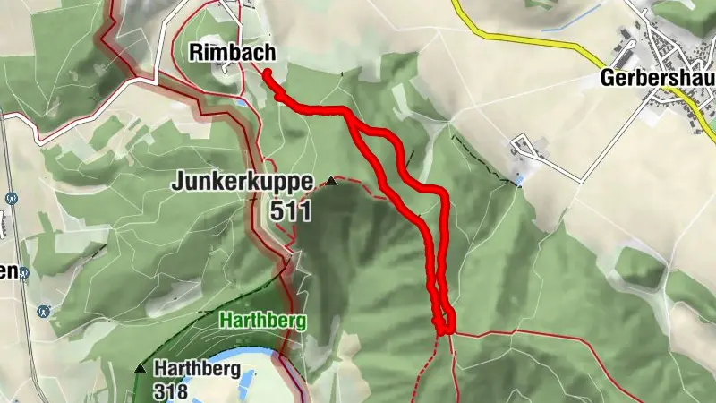 Rimbach, Teufelskanzel, Thüringen/Deutschland