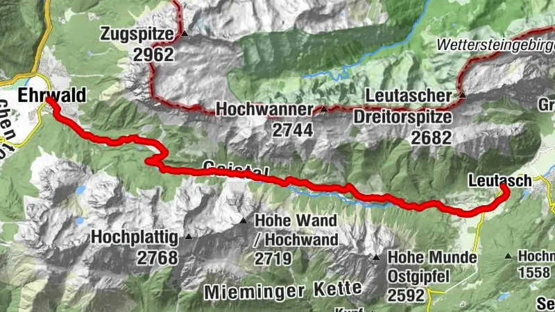 Adlerweg-Etappe 16: Leutasch – Ehrwald