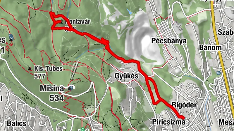 Rigóder- Lámpásvölgy -Kantavári forrás és vissza- Roscoval