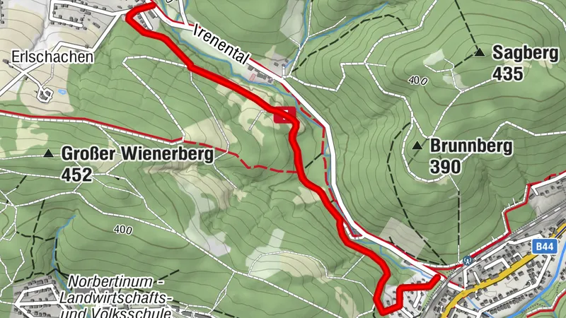 Verbindungsweg Tullnerbach-Irenental
