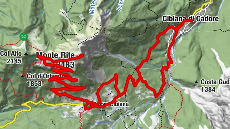 Cibiana di Cadore et Monte Rite