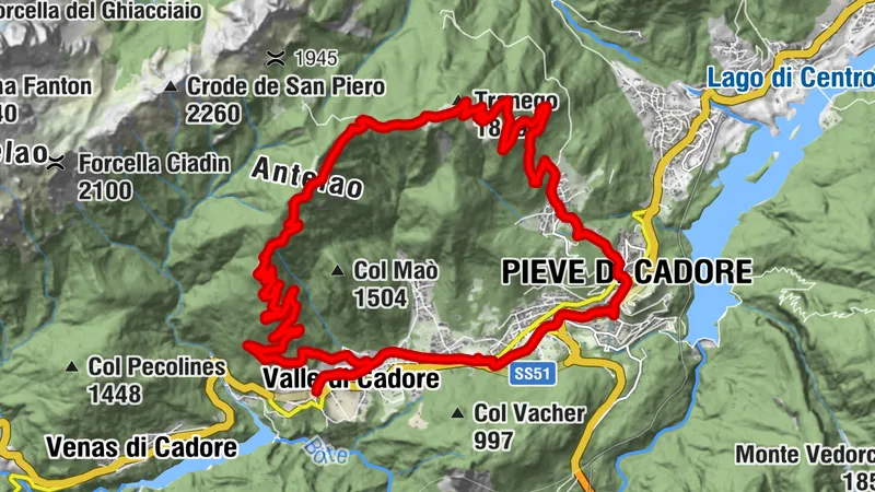 Ring Valle - Pieve - Refuge Costapiana