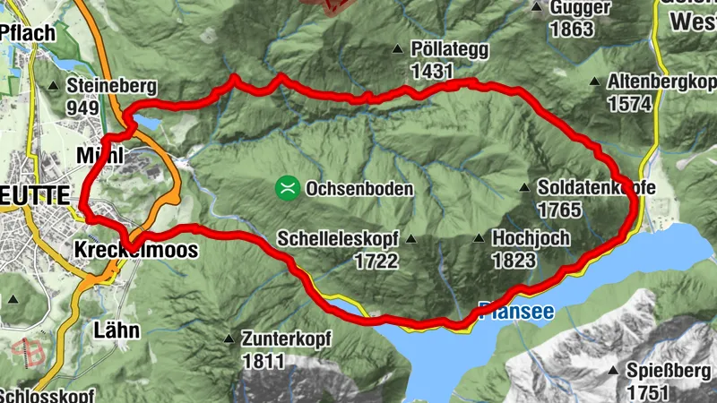 Circuit des 2 lacs - le plaisir du VTT autour de la vallée de Tannheim