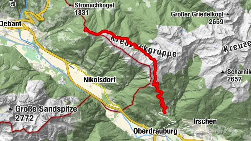 Etappe 19: Alpina Antica Trail | ET19: Anna Schutzhaus - Zwickenberg