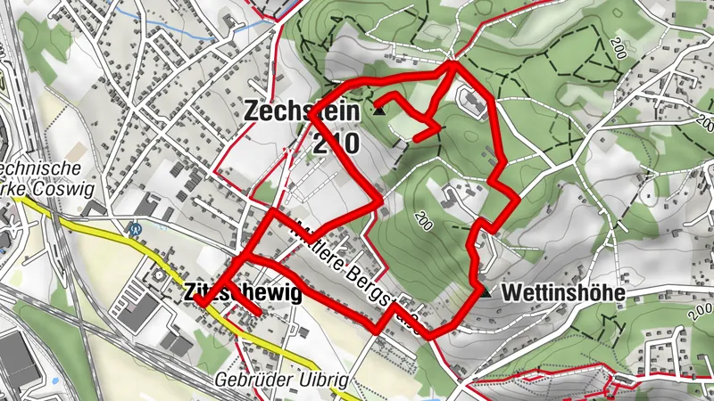 Weinlehrpfad in Zitzschewig