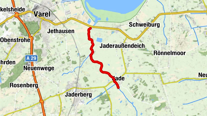 Kanutour auf der Jade: Wapelersiel - Campingplatz Jade