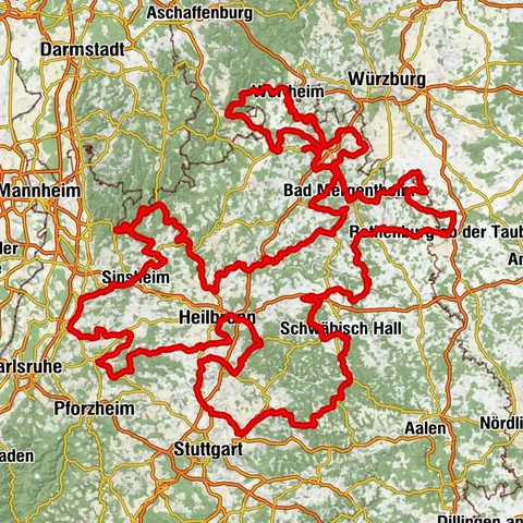 Wohnmobilthemenroute Burgen, Schlösser und Klöster