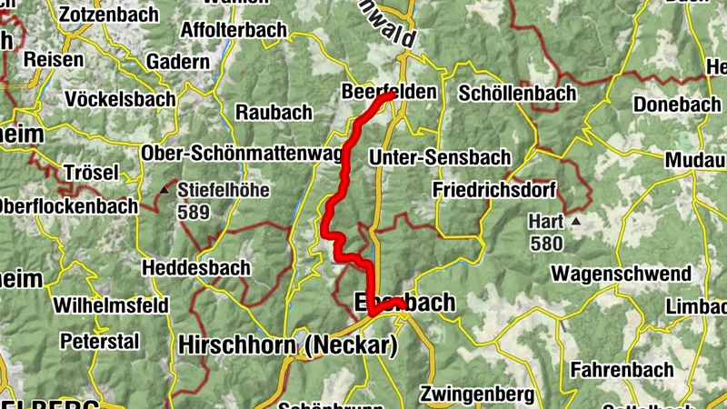 Vom Neckar ins Beerfelder Land