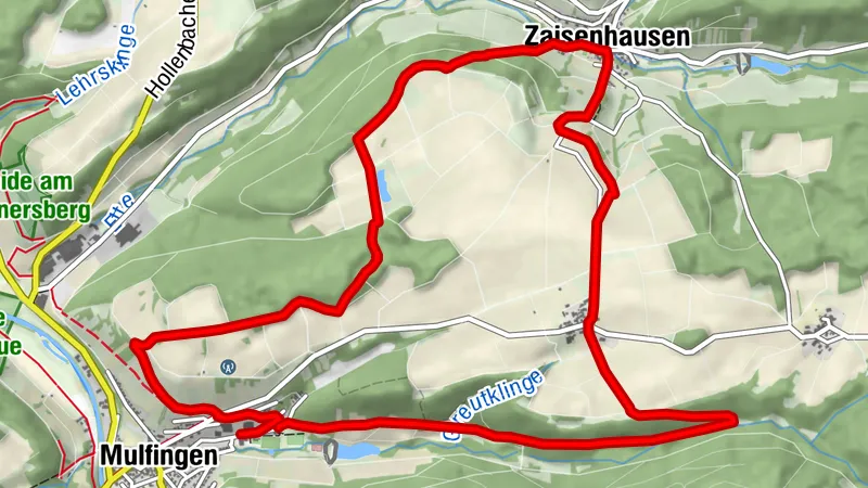 Pfad der Stille Mulfingen Ergänzungstour 5 Mulfingen - Zaisenhausen über Ottensee
