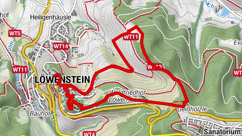 Stadtspaziergang "Löwensteiner Aussichtsplätze"