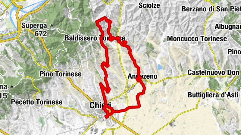 Découverte à vélo de la GT.P 10 La Via delle Stelle (réduit)