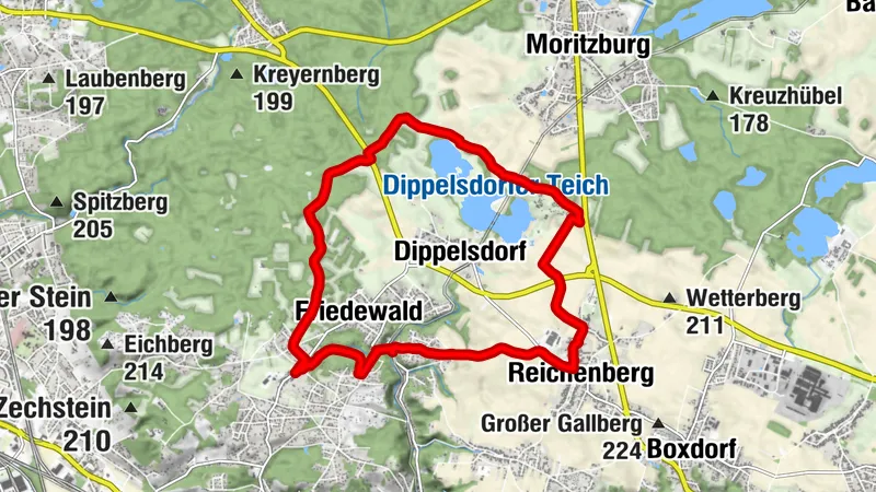 Blauer Punkt: Friedewald Rundweg