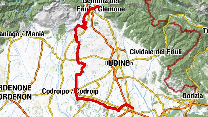 FVG7 Itinéraire cyclable du Frioul (C700)