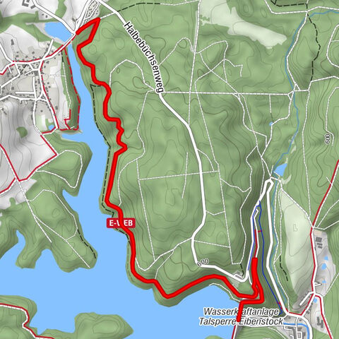 Au barrage d'Eibenstock / Chemin de Marie